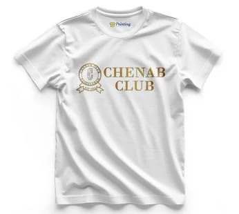 Chenab Club – Logo Printed Social Club T-Shirt LPSC11
