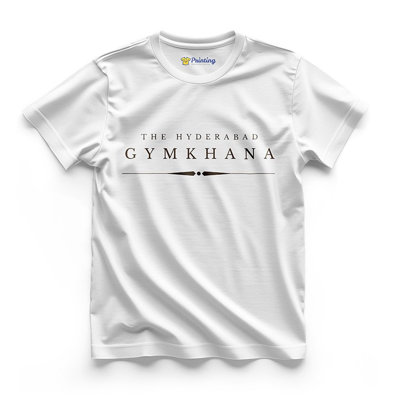 Hyderabad Gymkhana - Logo Printed Social Club T-Shirt LPSC12