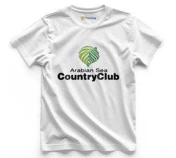 Arabian Sea Country Club – Logo Printed Social Club T-Shirt LPSC13
