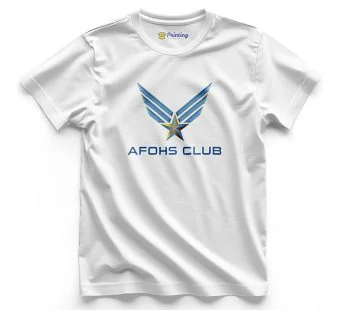 AFOHS Club – Logo Printed Social Club T-Shirt LPSC02