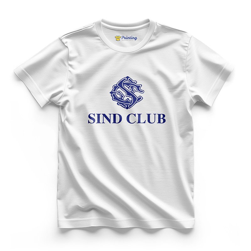 SIND Club - Logo Printed Social Club T-Shirt LPSC03