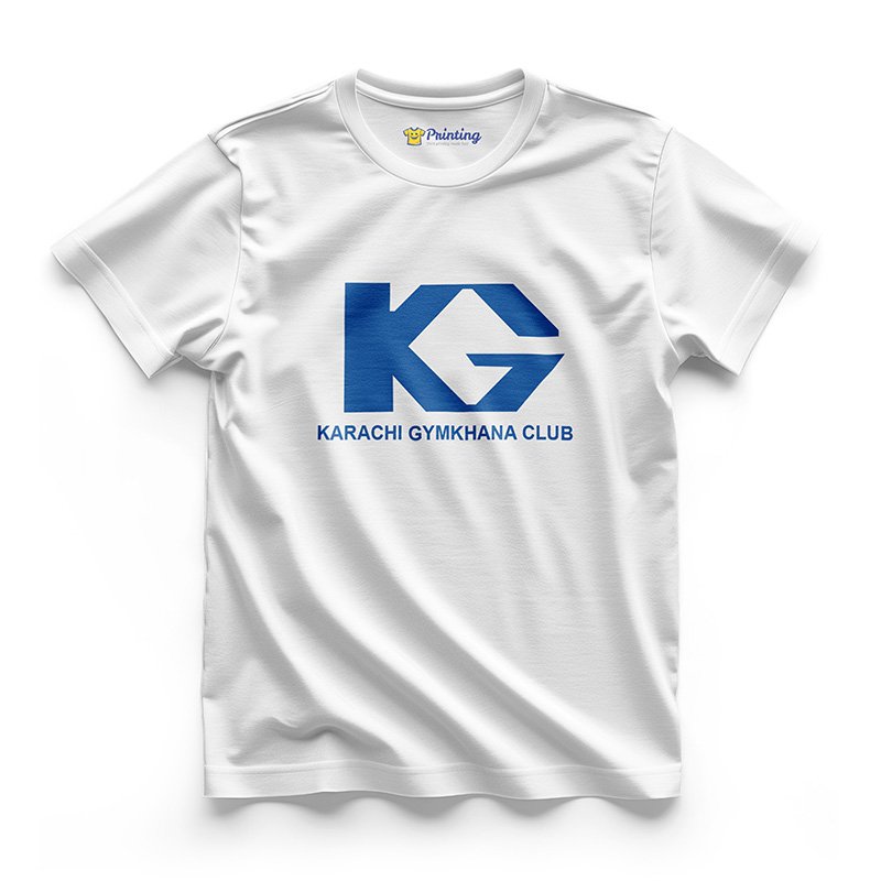 Karachi Gymkhana Club - Logo Printed Social Club T-Shirt LPSC08