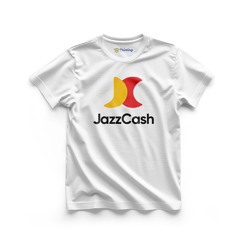 Jazz Cash Logo Printed - Social Media Inspired T-Shirts IPSM10