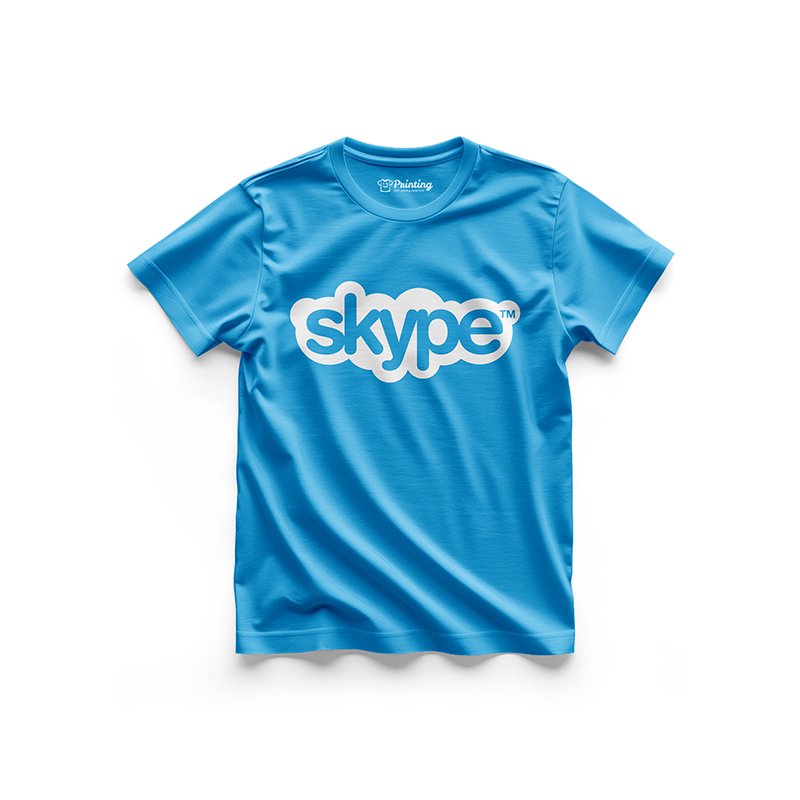 Skypee Logo Printed - Social Media Inspired T-Shirts IPSM13