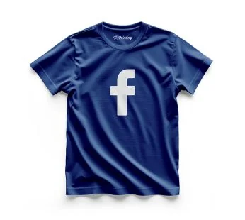 Facebook Logo Printed – Social Media Inspired T-Shirts IPSM16