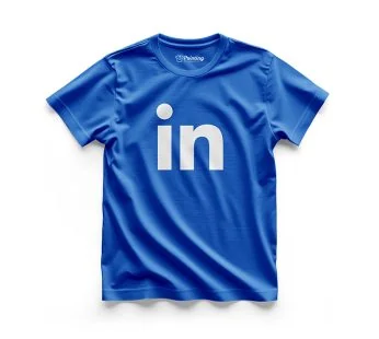 LinkedIn Logo Printed – Social Media Inspired T-Shirts IPSM26