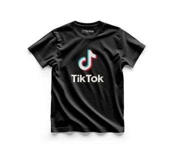TikTok Logo Printed – Social Media Inspired T-Shirts IPSM08