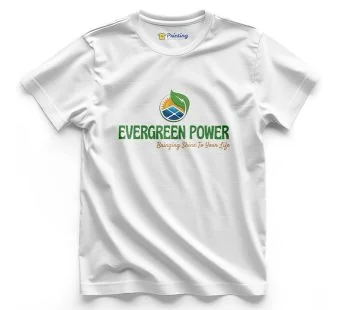 Evergreen Power Logo – Solar Company Staff T-Shirt IFSC-12