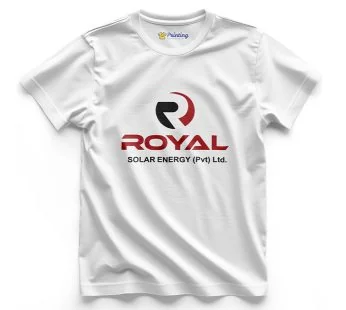 Royal Solar Energy Logo – Solar Company Staff T-Shirt IFSC-04