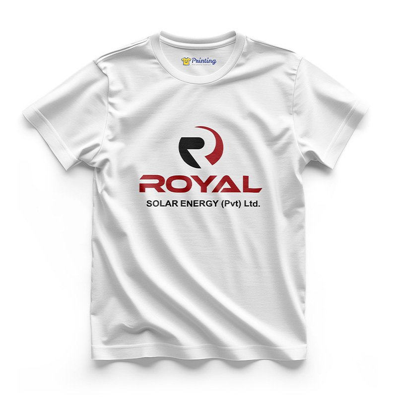 Royal Solar Energy Logo - Solar Company Staff T-Shirt IFSC-04