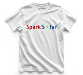 Spark Solar Logo – Solar Company Staff T-Shirt IFSC-07