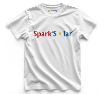 Spark Solar Logo – Solar Company Staff T-Shirt IFSC-07