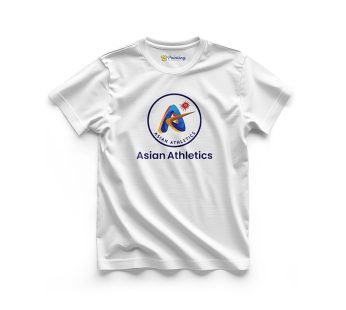 Asian Athletics Logo Printed – Sports Events T-Shirts ECSE07