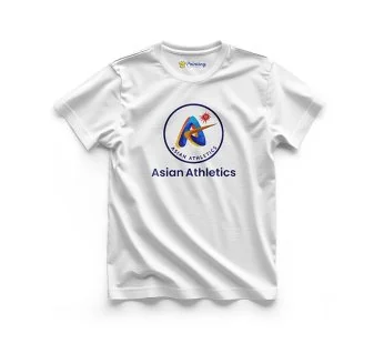 Asian Athletics Logo Printed – Sports Events T-Shirts ECSE07