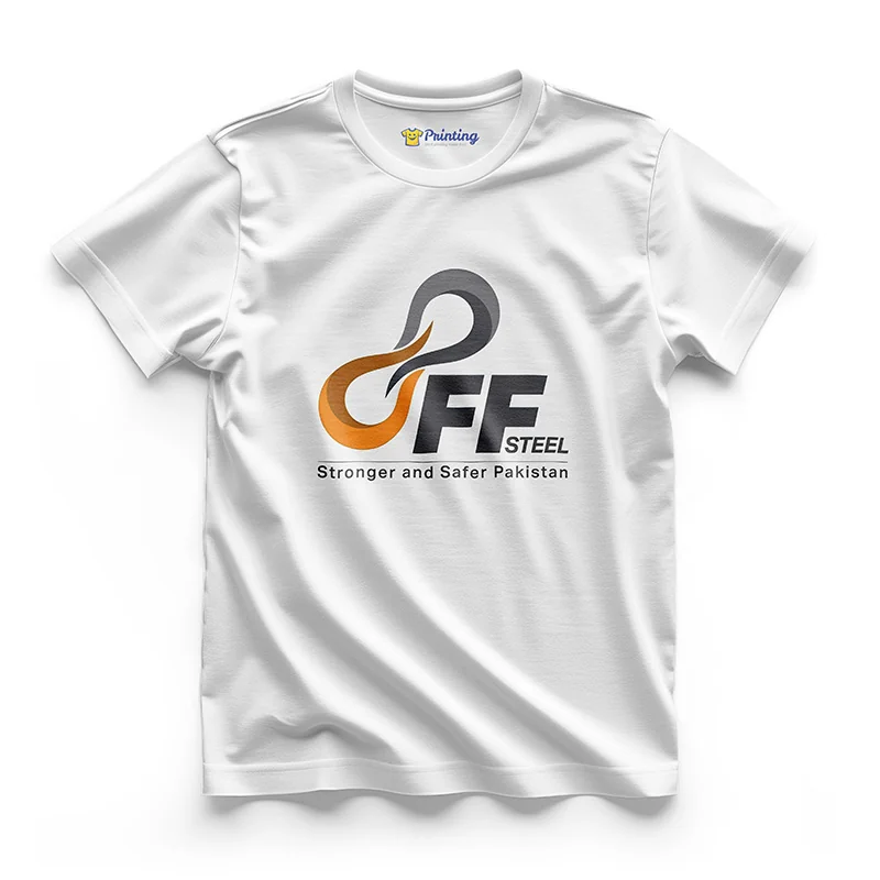 FF Steel Logo Printed - Steel Industry Workers T-Shirts CBSI04