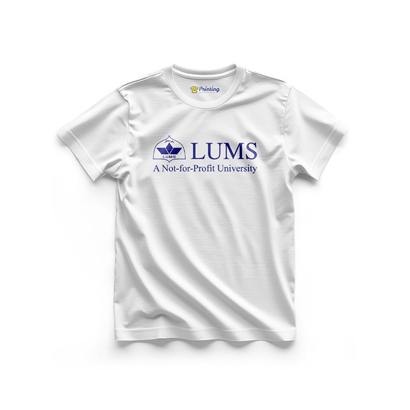 LUMS Logo Printed - University Society T-Shirts EIUS01