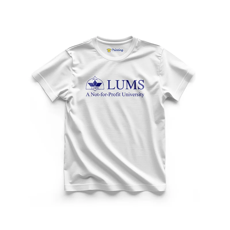 LUMS Logo Printed - University Society T-Shirts EIUS01