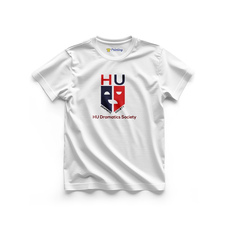 HU Logo Printed - University Society T-Shirts EIUS04