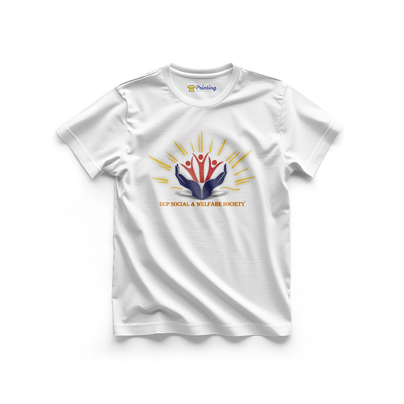 UCP Society Logo Printed - University Society T-Shirts EIUS05