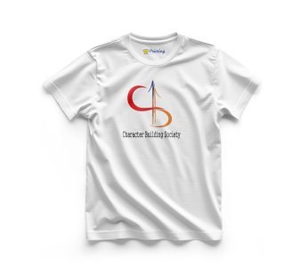 Character Building Logo Printed – University Society T-Shirts EIUS06