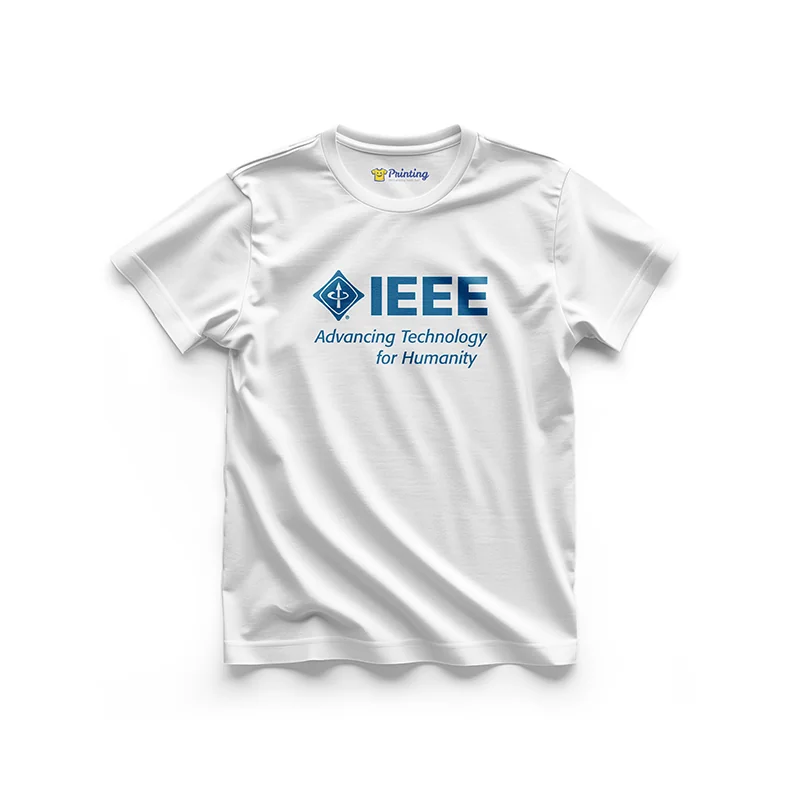 IEEE Logo Printed - University Society T-Shirts EIUS13