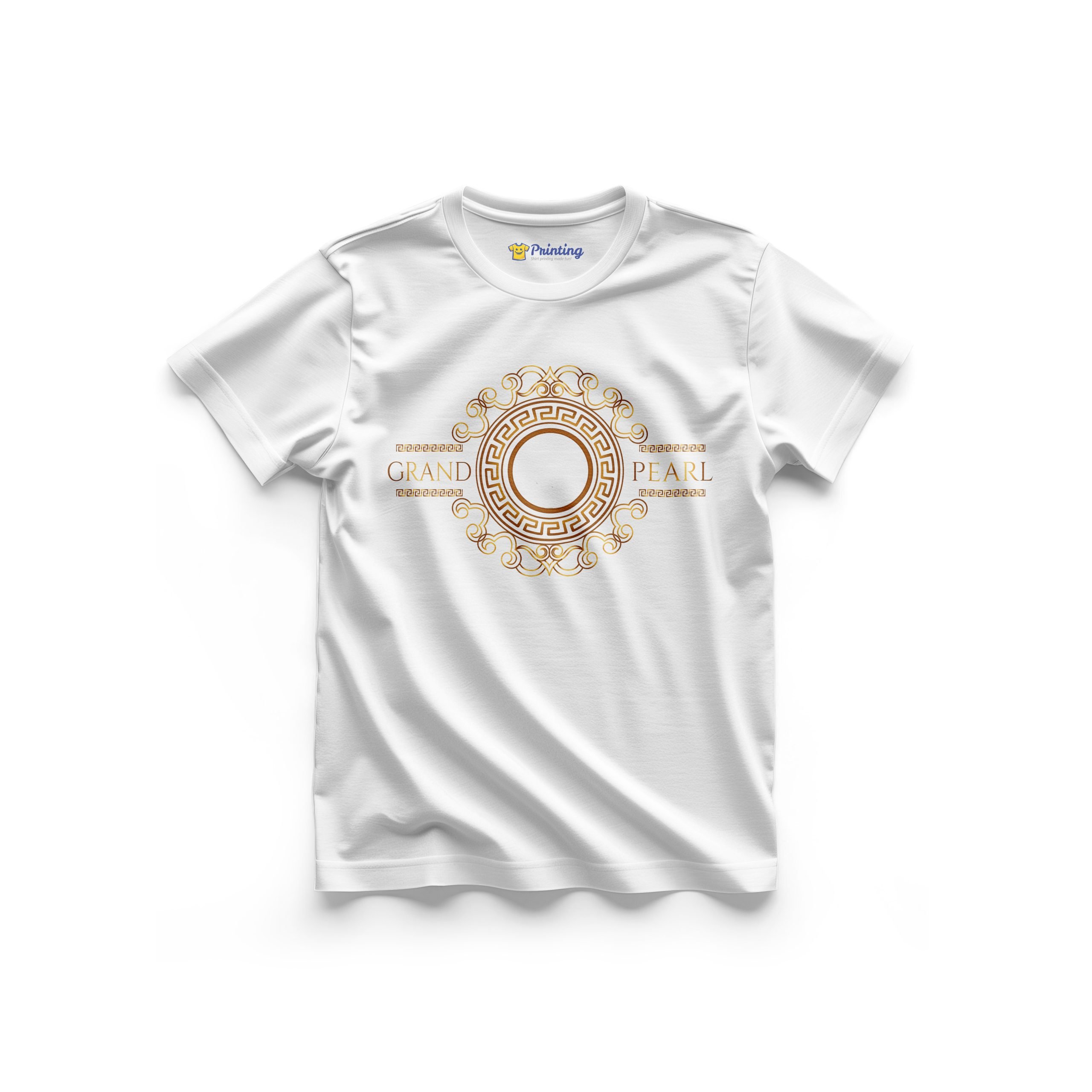 Grand Pearl Logo Printed - Wedding Hall Staff T-Shirt ECWH10