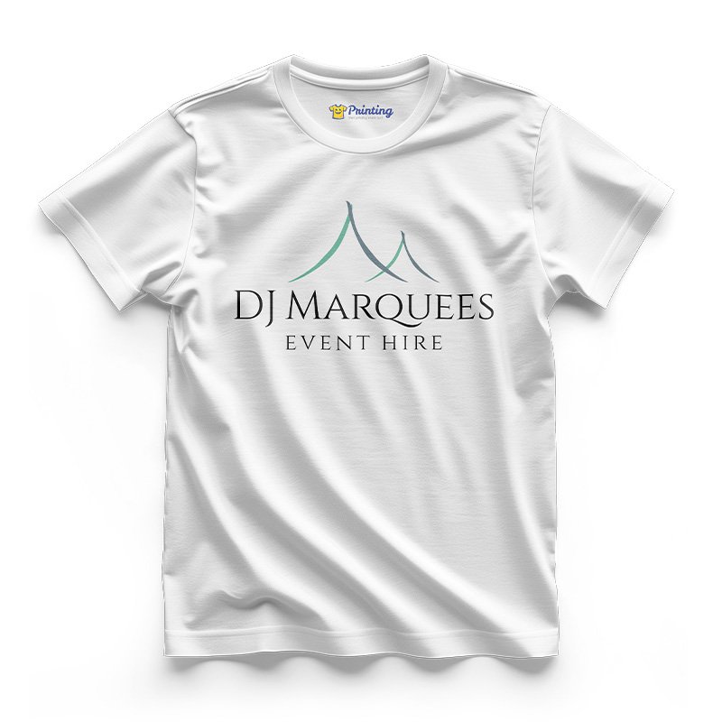 DJ Marquees Logo Printed - Wedding Hall Staff T-Shirt ECWH02