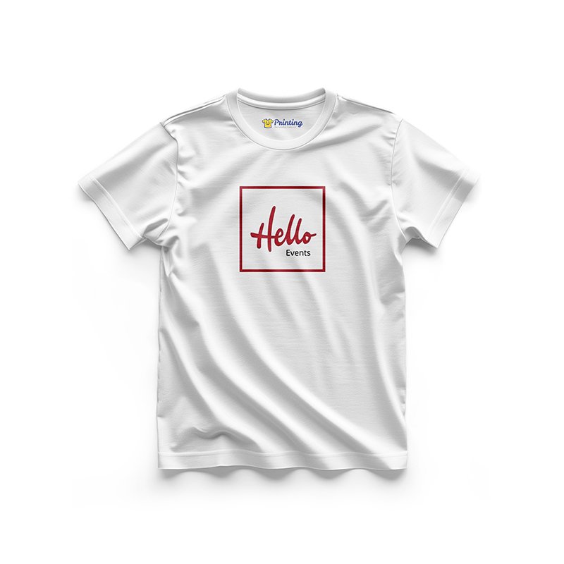 Hello Events Logo Printed - Wedding Planner Staff T-Shirts CBWP14