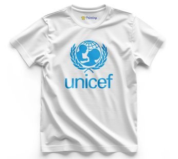 Unicef Logo Printed – Volunteer and NGO Printed T-Shirt EINV13