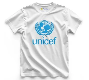 Unicef Logo Printed – Volunteer and NGO Printed T-Shirt EINV13