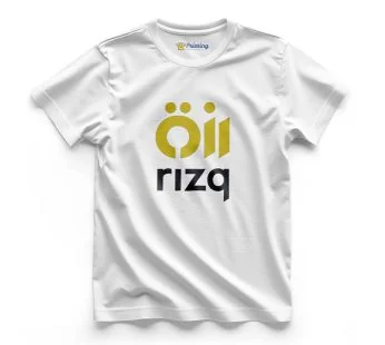 Rizq Logo Printed – Volunteer and NGO Printed T-Shirt EINV07