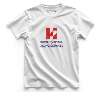 Indus Hospital Logo Printed – Volunteer and NGO Printed T-Shirt EINV08