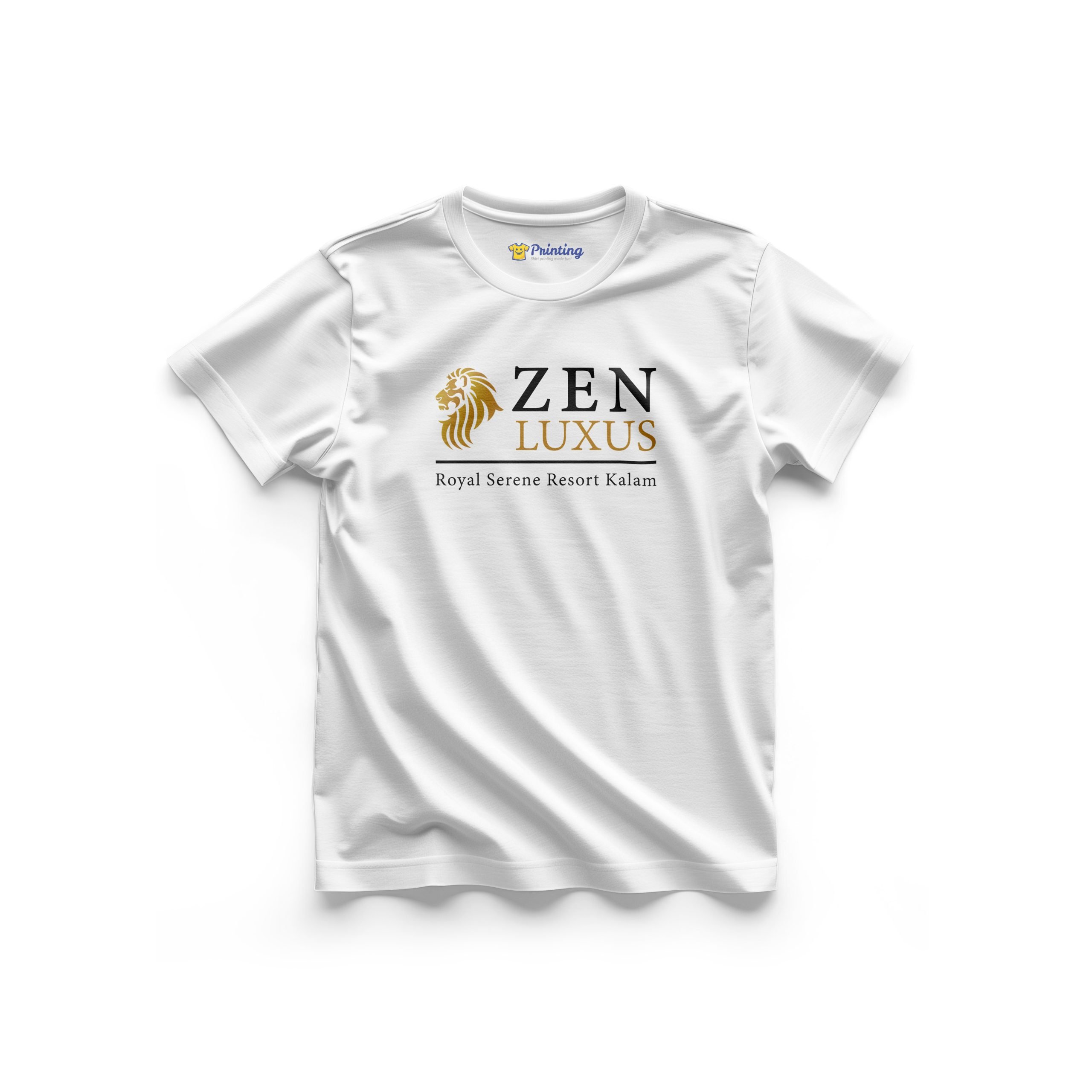 Zen Luxus Logo Printed - Wedding Hall Staff T-Shirt ECWH12