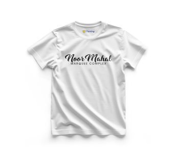 Noor Mahal Logo Printed – Wedding Hall Staff T-Shirt ECWH15