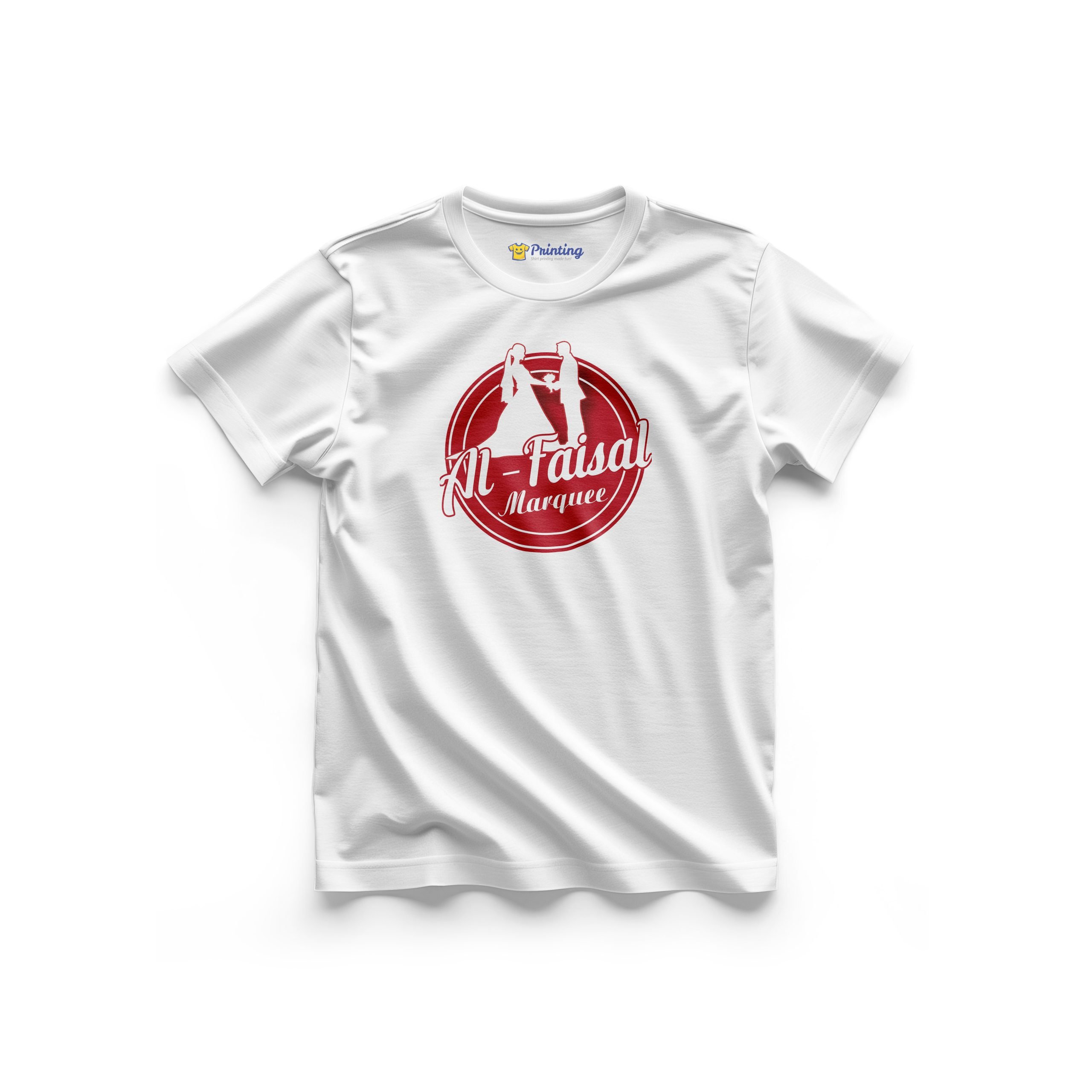 Al Faisal Logo Printed - Wedding Hall Staff T-Shirt ECWH14