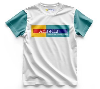 AdSells Logo Printed – Advertising Company Staff T-Shirts CBAC01