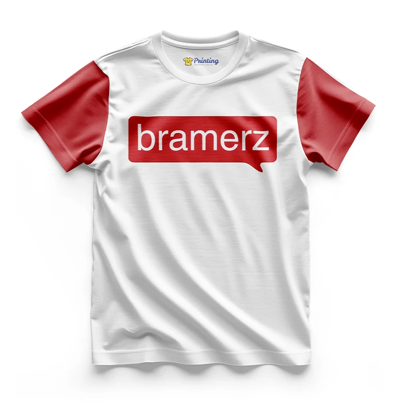 Bramerz Logo Printed - Advertising Company Staff T-Shirts CBAC03