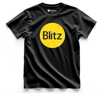 Blitz Logo Printed – Advertising Company Staff T-Shirts CBAC04