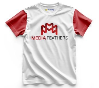 Media Features Logo Printed – Advertising Company Staff T-Shirts CBAC05