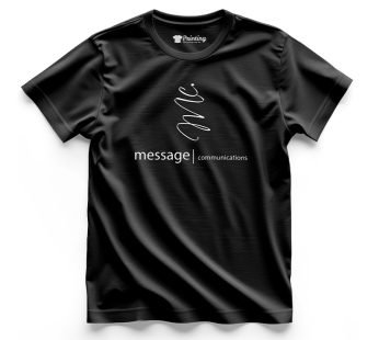 Message Logo Printed – Advertising Company Staff T-Shirts CBAC06