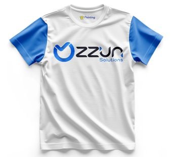 ZZUN SOlutions Logo Printed – Advertising Company Staff T-Shirts CBAC12