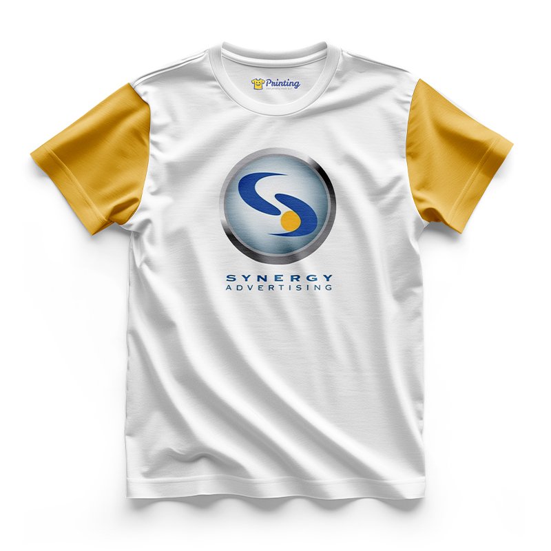 Synergy Solutions Logo Printed - Advertising Company Staff T-Shirts CBAC14