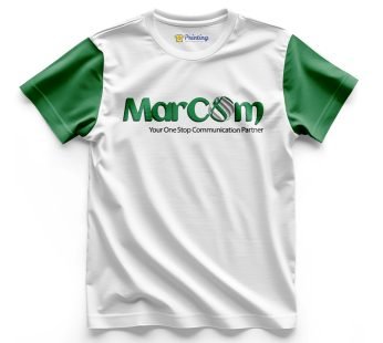 Marcom Logo Printed – Advertising Company Staff T-Shirts CBAC15
