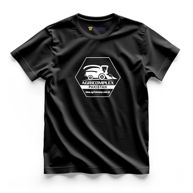Agri Complex Logo Printed - Agriculture Company Staff T-Shirts CBAC02