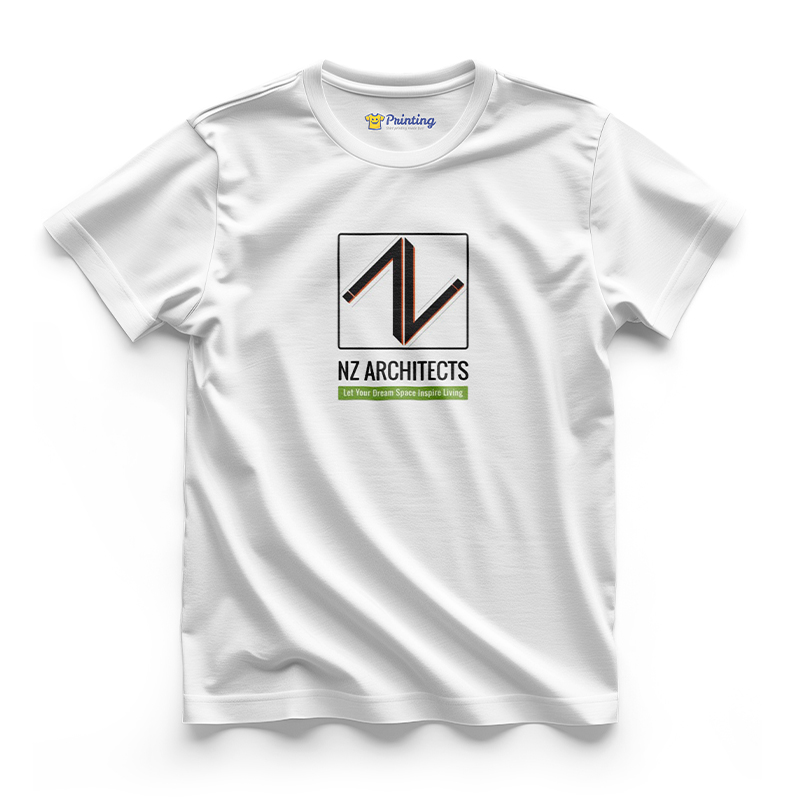 NZ Architects Logo Printed - Architect Companies Staff T-Shirts CBAC03