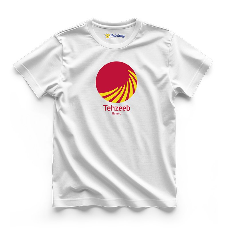 Tehzeeb Logo Printed - Bakery Staff T-Shirts CBBS10