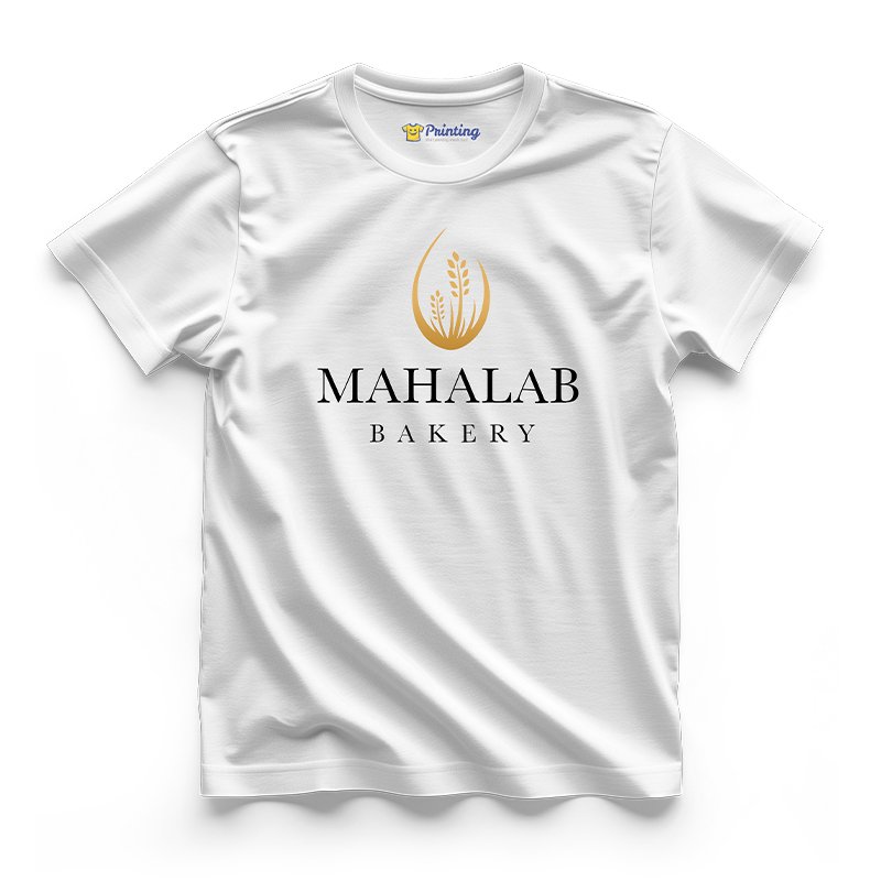 MahaLab Logo Printed - Bakery Staff T-Shirts CBBS12