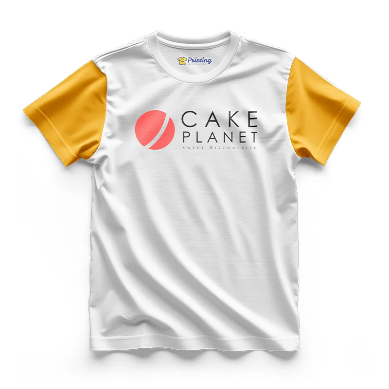 Cake Planet Logo Printed - Bakery Staff T-Shirts CBBS02