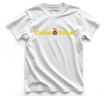 Cakes & Bakes Logo Printed – Bakery Staff T-Shirts CBBS04