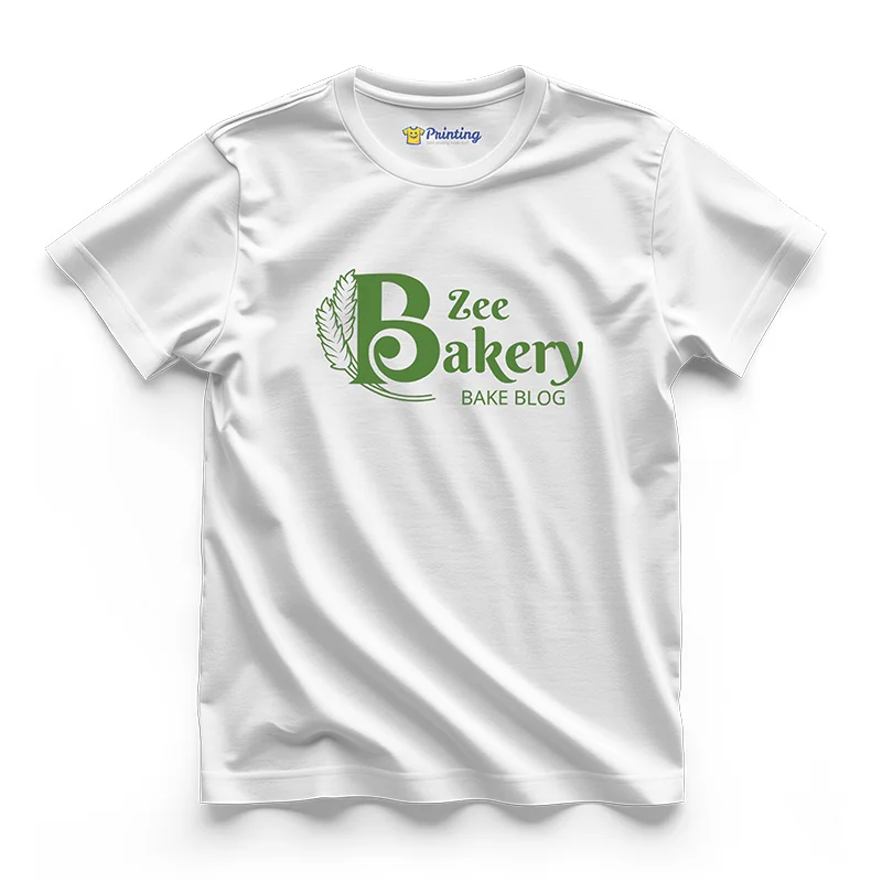 Zee Bakery Logo Printed - Bakery Staff T-Shirts CBBS06